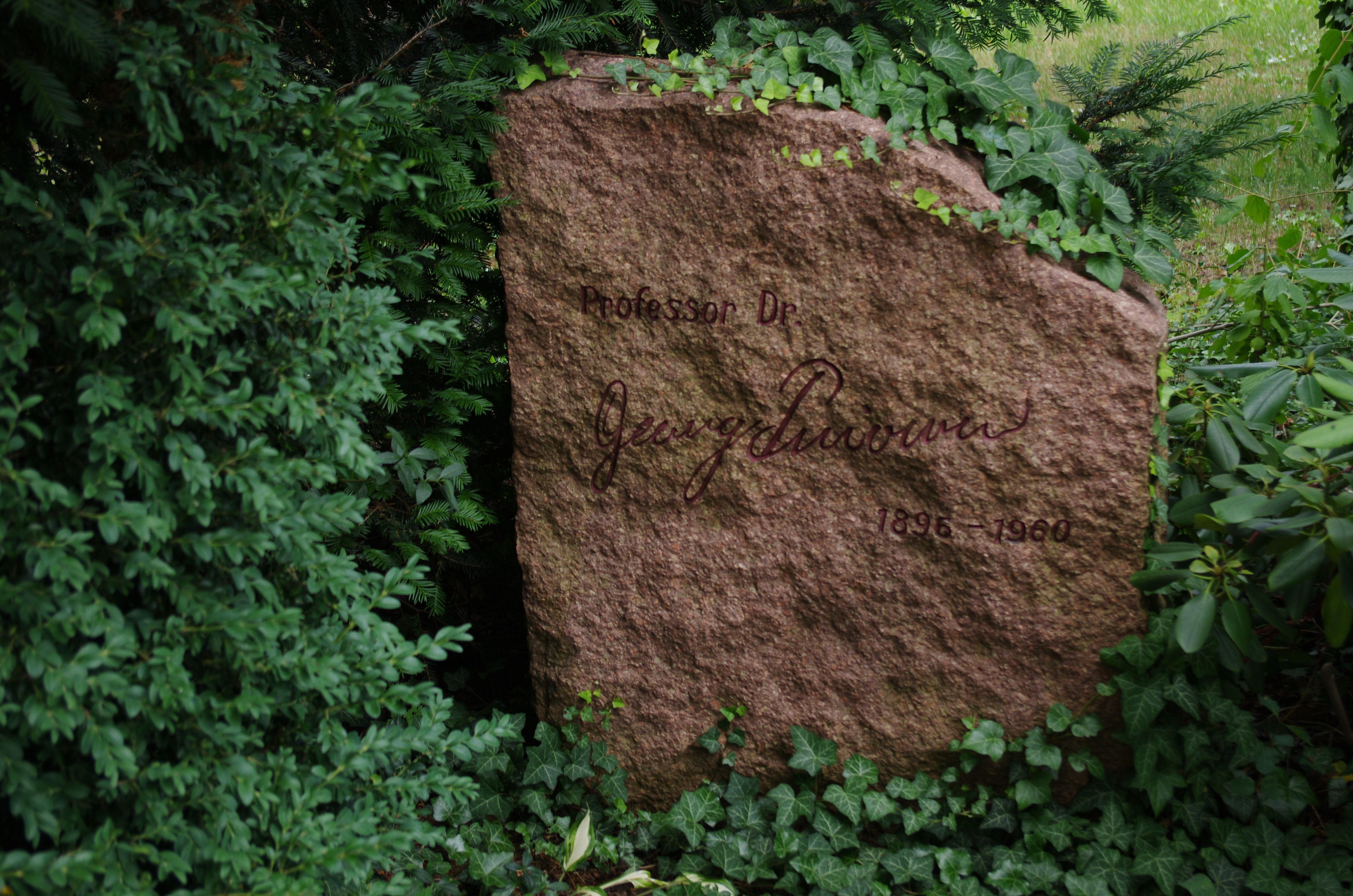 Grab von Georg Pniower auf dem Friedhof Baumschulenweg